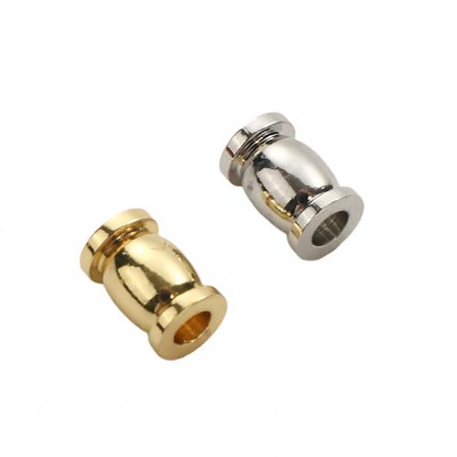 Messing Zwischenperlen, plattiert, DIY, keine, 5.90x4mm, Bohrung:ca. 2mm, verkauft von PC