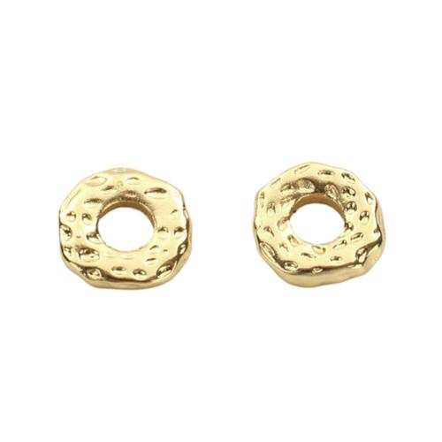 Messing Zwischenperlen, vergoldet, DIY, 8x1.90mm, Bohrung:ca. 3mm, verkauft von PC