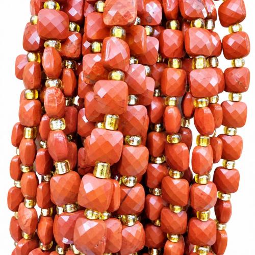 Abalorios de Gemas, Piedras preciosas, Cuadrado, pulido, Bricolaje & diferentes materiales para la opción & facetas, 6x6mm, aproximado 60PCs/Sarta, Vendido por Sarta