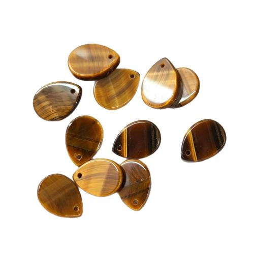 Edelstein Anhänger Schmuck, Tropfen, poliert, DIY & verschiedenen Materialien für die Wahl, 13x18x4mm, verkauft von PC