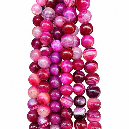 Achat Perlen, rund, DIY, keine, 16mm, verkauft per ca. 38 cm Strang