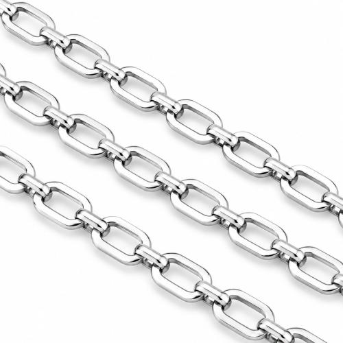 Edelstahl-Schmuck -Kette, 304 Edelstahl, DIY, keine, verkauft von m
