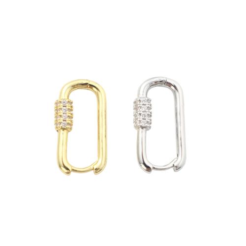 Boucles d'oreilles pendantes en laiton, Placage, pavé de micro zircon & pour femme, plus de couleurs à choisir, 22.30x11.50x3.80mm, Vendu par paire