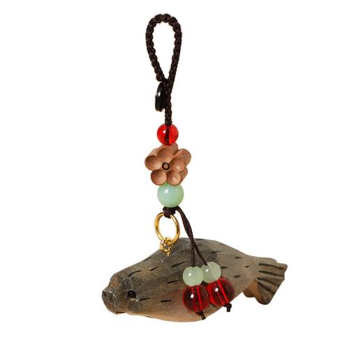 bois fermoir à clé, phoque, fait à la main, Mignon & styles différents pour le choix, 75x25x23mm, Vendu par PC