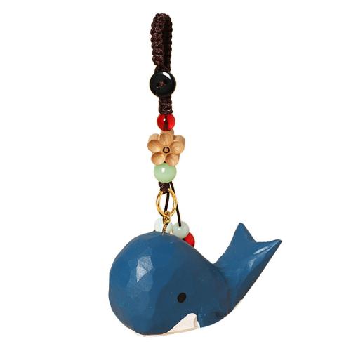 bois fermoir à clé, Baleine, fait à la main, Mignon & styles différents pour le choix, 63x26x35mm, Vendu par PC
