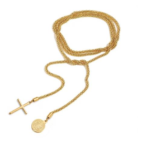 Edelstahl Schmuck Halskette, plattiert, Modeschmuck & für Frau, keine, verkauft per ca. 130 cm Strang