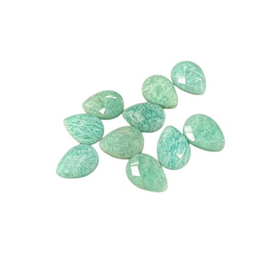 Edelstein Cabochons, Tropfen, poliert, DIY & verschiedenen Materialien für die Wahl & facettierte, 13x18mm, verkauft von PC