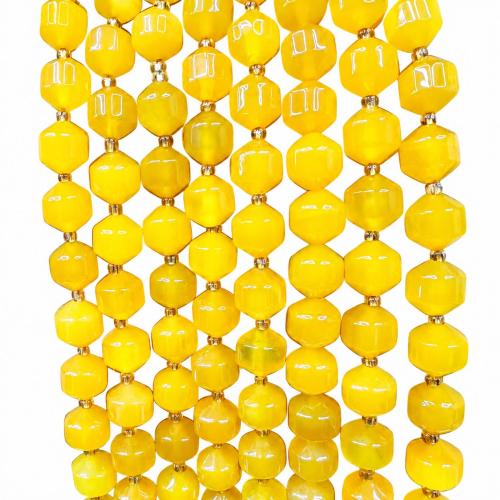 Achat Perlen, Laterne, DIY & facettierte, keine, 10mm, verkauft per ca. 38 cm Strang