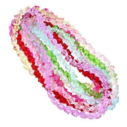 Mode Glasperlen, Glas, Stern, DIY, keine, 17mm, verkauft per ca. 31 cm Strang
