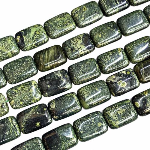 Edelstein Schmuckperlen, Kambaba Jaspis, Rechteck, poliert, DIY, 18x25x6mm, ca. 16PCs/Strang, verkauft von Strang