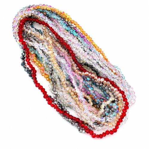 Mode Glasperlen, Glas, Unregelmäßige, DIY, keine, 8x6mm, verkauft per ca. 27.5 cm Strang