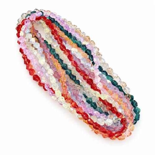 Mode Glasperlen, Glas, DIY, keine, 14x13mm, verkauft per ca. 35 cm Strang