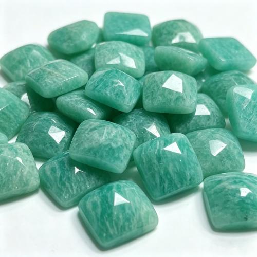 Edelstein Cabochons, Amazonit, DIY & Maschine Polieren & verschiedene Stile für Wahl & facettierte, verkauft von PC