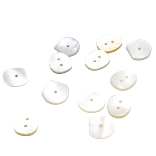 Perles en coquillage blanc naturel, coquille blanche, poli, DIY & styles différents pour le choix, plus de couleurs à choisir, Vendu par PC
