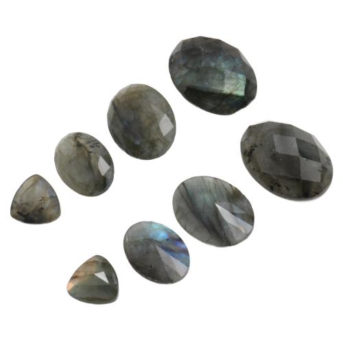 Cabochons en pierres précieuses, Labradorite, ovale, Placage, teints & DIY & normes différentes pour le choix & boucle de 1/1, plus de couleurs à choisir, Vendu par PC