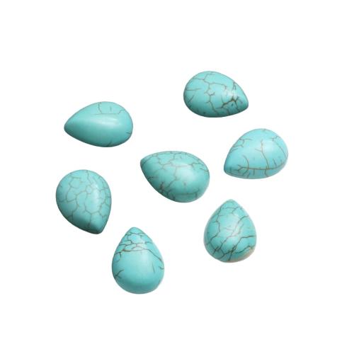 turquoise naturelle cabochon, larme, DIY & normes différentes pour le choix, vert, Vendu par PC