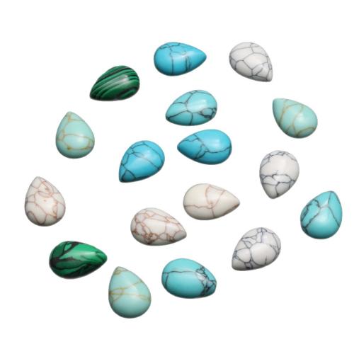 Gemstone Cabochon, Teardrop, DIY & different materials for choice & different size for choice, more colors for choice, Sold By PC