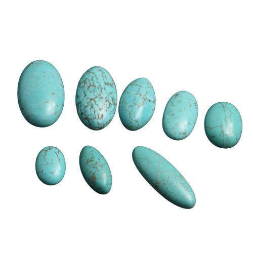 turquoise naturelle cabochon, DIY & normes différentes pour le choix, vert, Vendu par PC