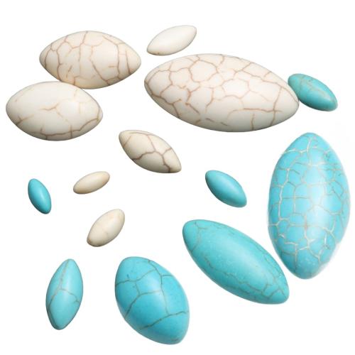 turquoise synthétique cabochon, DIY & normes différentes pour le choix, plus de couleurs à choisir, Vendu par PC