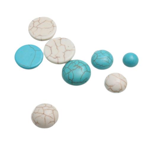 turquoise synthétique cabochon, dôme, DIY & normes différentes pour le choix, plus de couleurs à choisir, Vendu par PC