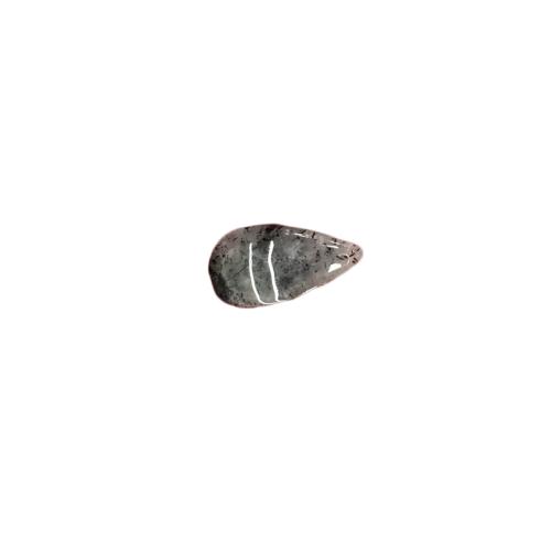 Pendentifs quartz naturel, Quartz rutile noir, larme, DIY, size 30-40*18-25*5-8mm, Vendu par PC