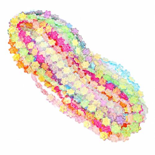 Glas Perle, Blume, DIY, keine, 16mm, verkauft per ca. 35 cm Strang