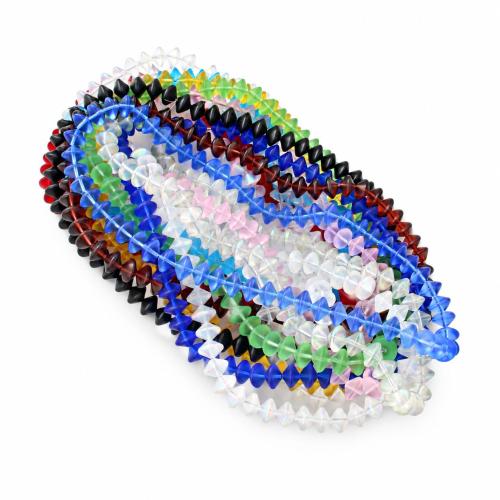 Glas Perle, Untertasse, DIY, keine, 14mm, verkauft per ca. 29 cm Strang