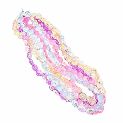 Glas Perle, DIY, keine, 16x14mm, verkauft per ca. 32 cm Strang