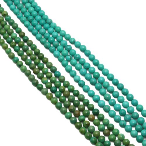 Turquoise Beads, Natural Turquoise, Round, DIY & different size for choice, more colors for choice, Sold By PC