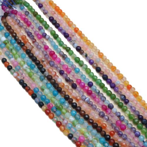 Achat Perlen, poliert, DIY & facettierte, keine, 4mm, 95PCs/Strang, verkauft von Strang