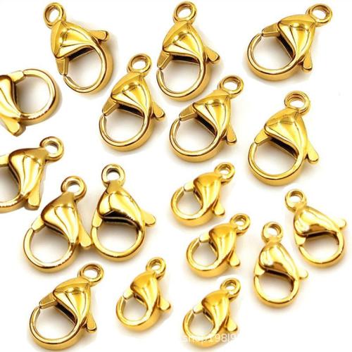 Stainless Steel Lobster Claw Clasps, plated, DIY & different size for choice, more colors for choice, Sold By PC