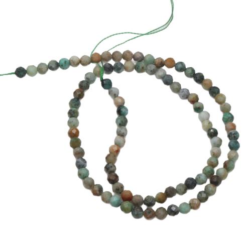 Turquoise Beads, Phoenix Turquoise, Round, DIY & different size for choice & faceted, more colors for choice, Sold By Strand