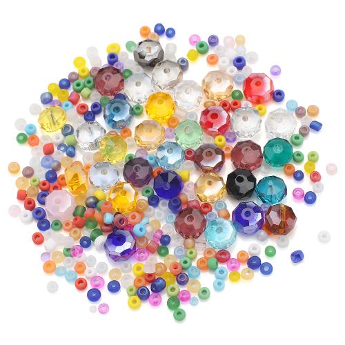 Mode Glasperlen, Glas, DIY & facettierte, keine, ca. 300PCs/Tasche, verkauft von Tasche