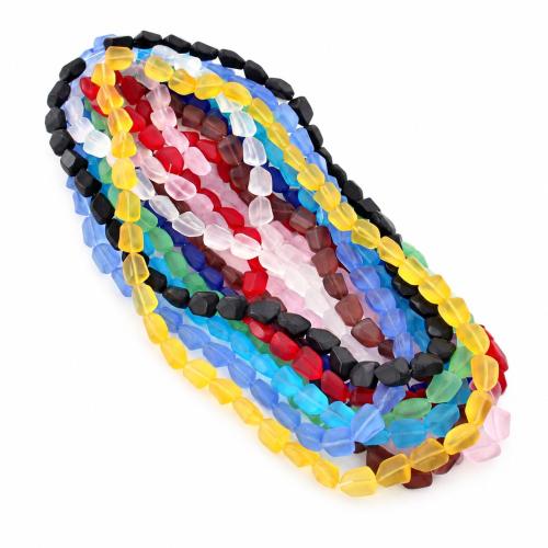 Mode Glasperlen, Glas, DIY, keine, 15.50x12.50mm, verkauft per ca. 31 cm Strang