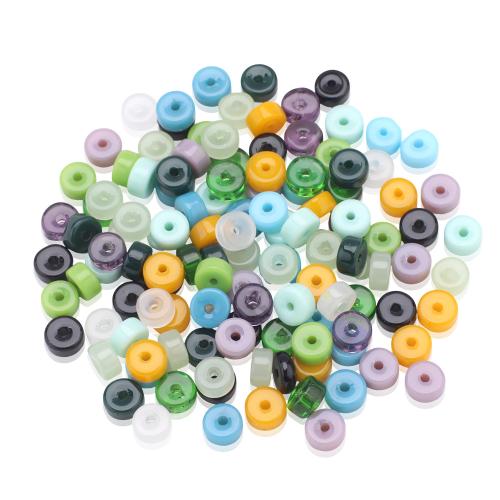 Glass Jewelry Beads, polished, DIY, more colors for choice, 3x6mm, Approx 110PCs/Strand, Sold By Strand