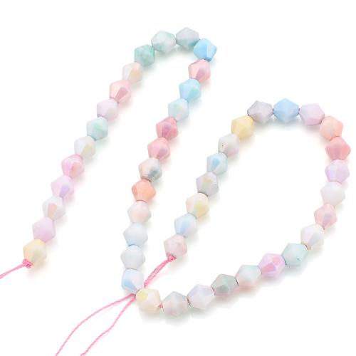 Glass Jewelry Beads, plated, DIY & different styles for choice, mixed colors, Sold By Strand