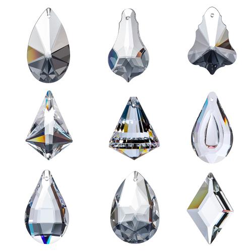 Crystal Pendants, DIY & different styles for choice & faceted, 10PCs/Lot, Sold By Lot