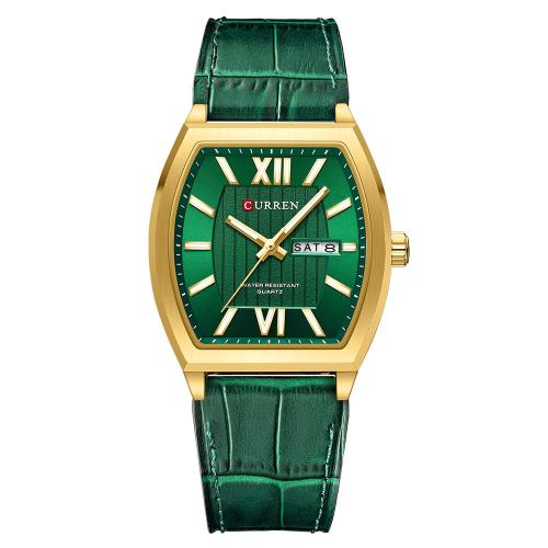 Wristwatch For Men, PU Leather, with Glass & Tibetan Style, plated, Life water resistant & Adjustable & Chinese movement & with double calendar & for man, more colors for choice, Length:Approx 22 cm, Sold By PC