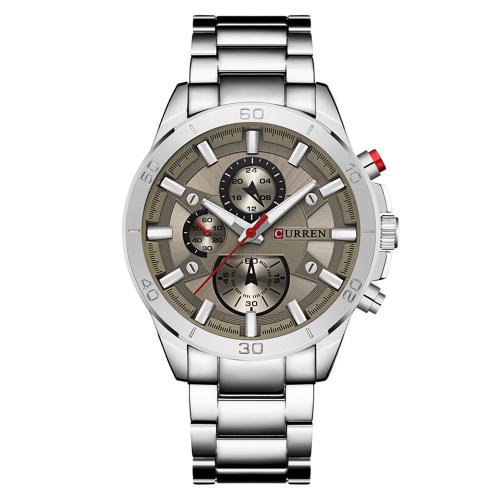 Wristwatch For Men, Tibetan Style, with Glass, plated, Life water resistant & Adjustable & for man, more colors for choice, Sold By PC