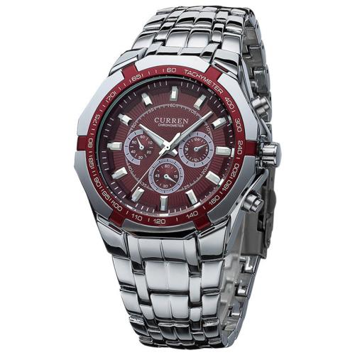 Wristwatch For Men, Tibetan Style, with Glass, plated, Life water resistant & Adjustable & for man, more colors for choice, Sold By PC