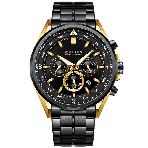 Wristwatch For Men, Tibetan Style, with Glass, plated, Life water resistant & Adjustable & with single calendar & for man & luminated, more colors for choice, Length:Approx 24 cm, Sold By PC