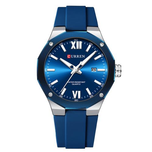 Unisex Wrist Watch, Tibetan Style, with Glass & Silicone, plated, Life water resistant & Adjustable & with single calendar & luminated, more colors for choice, Sold By PC