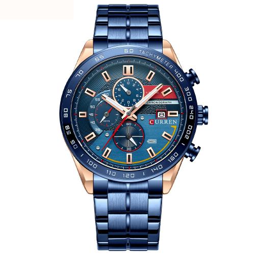 Wristwatch For Men, Tibetan Style, with Glass, plated, Life water resistant & Adjustable & with single calendar & for man & luminated, more colors for choice, Sold By PC